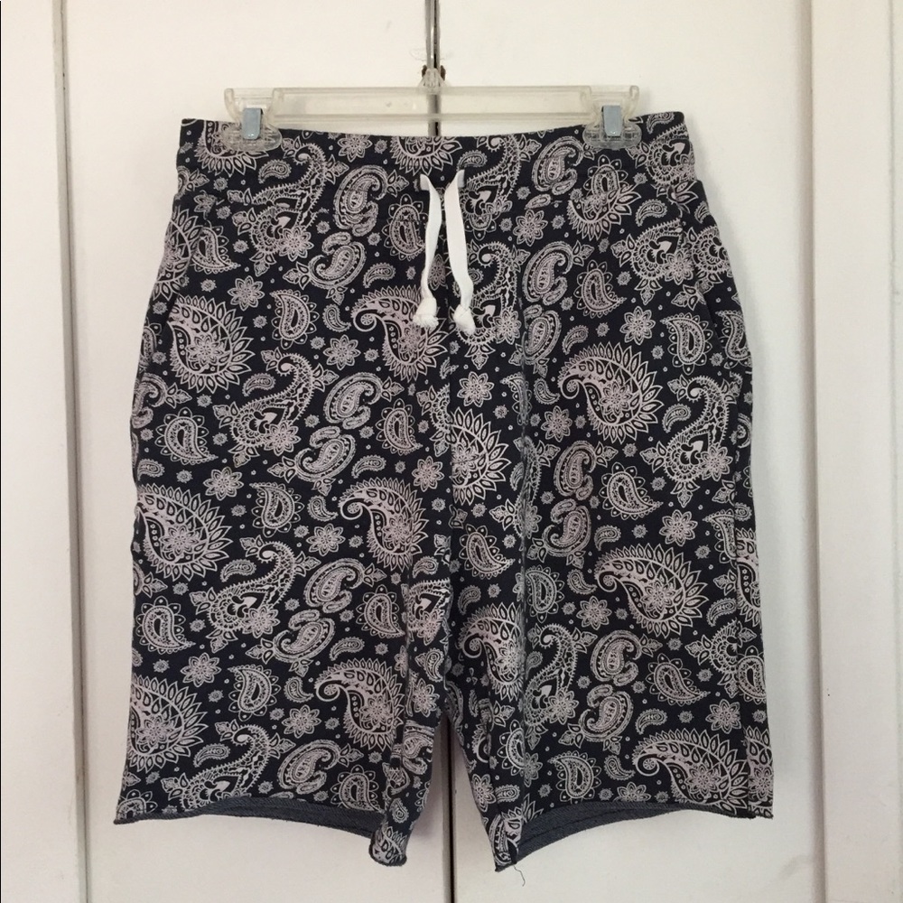 H&M Paisley Print Sweatshorts